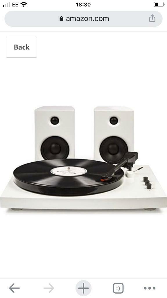 t100 stereo turntable system